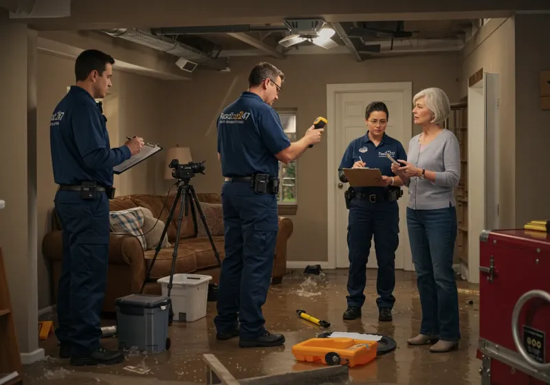 Water Damage Assessment and Insurance Documentation process in Brandermill, VA